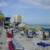 A beach in Cancun.