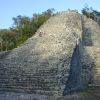 At 42 metres, the Great Pyramid of Cobá is the tallest Mayan structure on the Yucatan peninsula