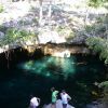 A view of the Gran Cenote near Tulum.