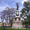 This is a statue of Miguel Hidalgo, the parish priest who on Sept. 16, 1810 at 5am rang the bells to summon the people to church earlier than usual an