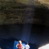 Beautiful cenote Cruz