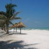 The beautiful beach of Isla Holbox
