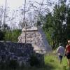 The watchman takes us around Kubula Mayan ruins