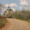 Down the road to an old abandoned church