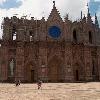 The gothic Catedral Inconclusa (unfinished cathedral) in Zamora. Started in 1898, it suffered a major setback with the Mexican revolution of 1910. Wor