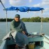 Marcos is our flamingo guide on our tour of R&iacute;a Lagartos.