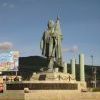 A monument to Benito Juarez as we enter back into Oaxaca city