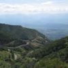 Windy downhill road coming up