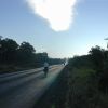 Heading on down the road.