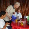 Fresh squeezed orange juice by the bucket-full!
