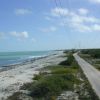 Nothing but empty smooth roads and the sea.