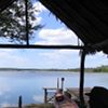 Taking a break and a dip in Punta Laguna