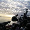 Leaving Holbox by boat early in the morning