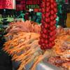 Chicken and chorizo in the market