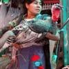 A turkey for sale in the main market of Oaxaca