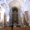 Inside the massive dominican church in Yanhuitl&aacute;n.