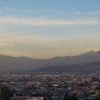 Popocapetepetl (Popo) and Iztaccihuatl (Itza), Mexico's 2nd and 3rd highest peaks overlooking Cholula.