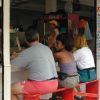 A delicious inexpansive lunch is had at the lunch market in Manzanillo.