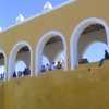 The arches surrounding the enormous ex-convent and it's courtyard in Izamal